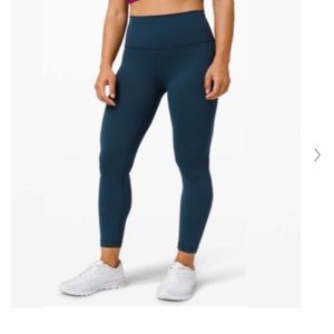 LULULEMON Athletica Submarine Wunder Train High-Rise Tight 25” Leggings Size 8